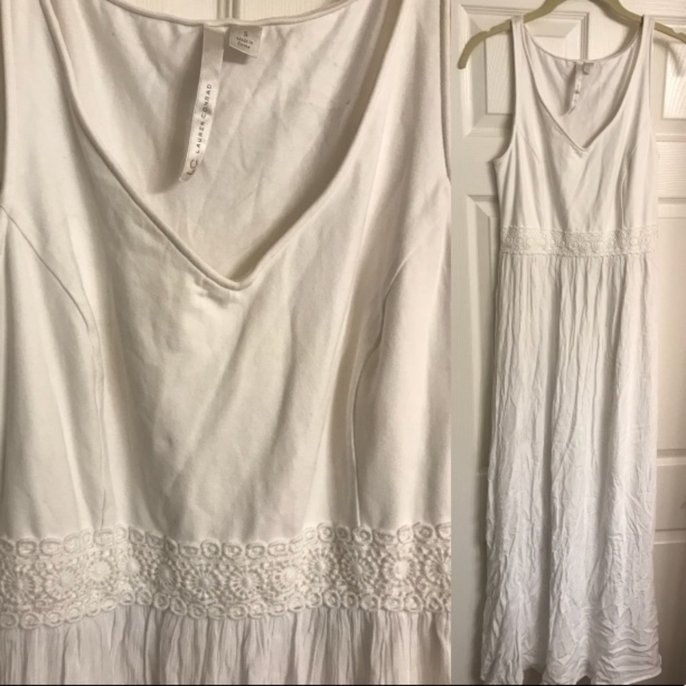 Lauren Conrad white maxi